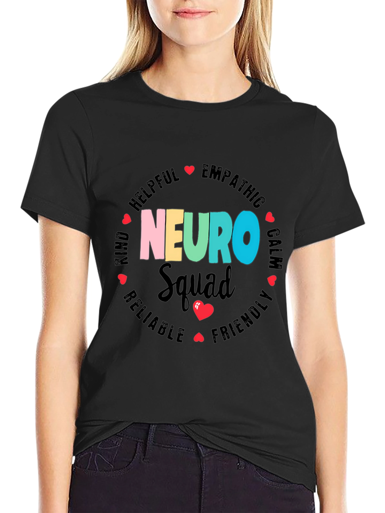 Neuro Squad T-Shirt - Empathetic Kind & Helpful