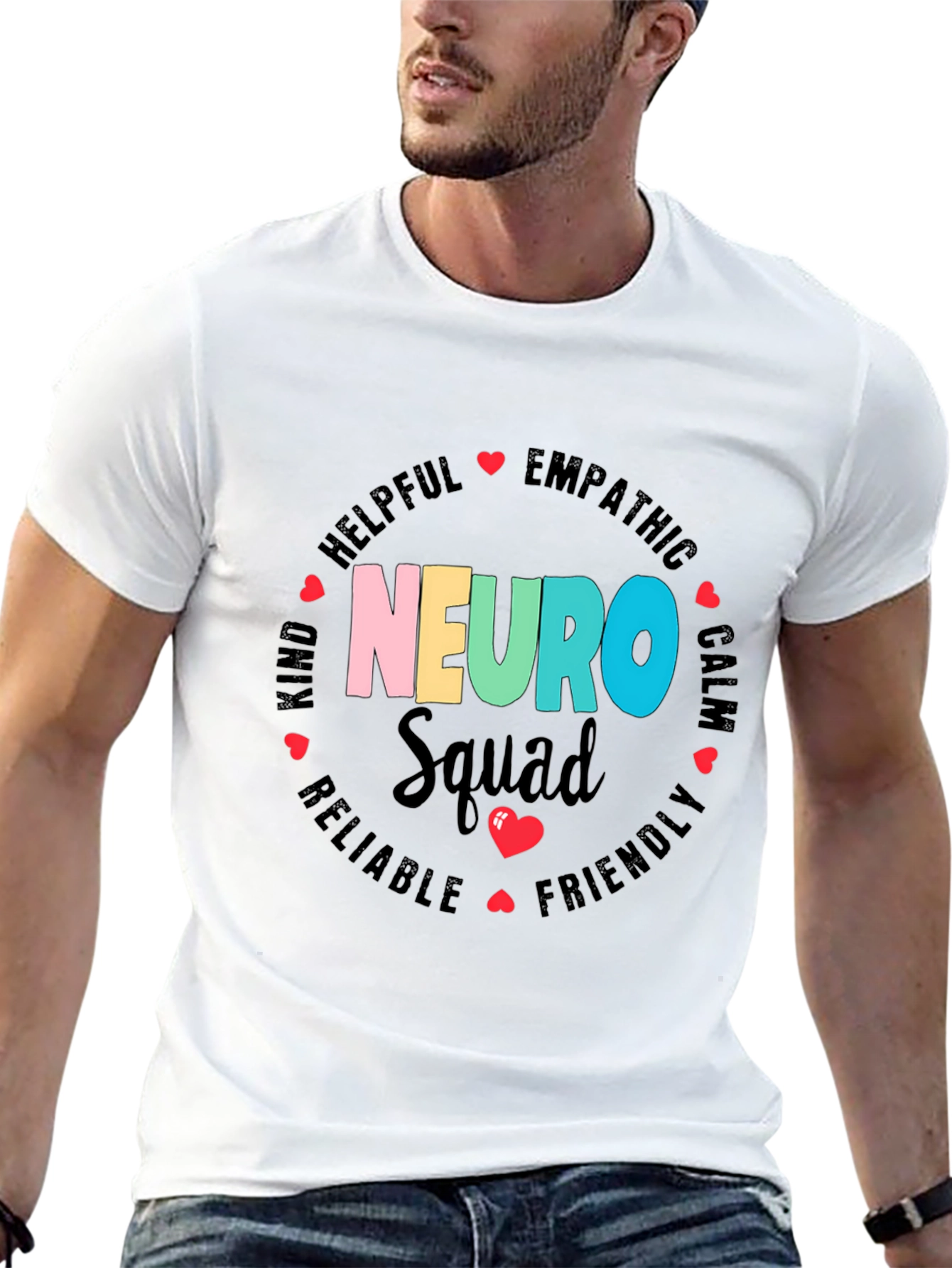 Neuro Squad T-Shirt - Empathetic Kind & Helpful