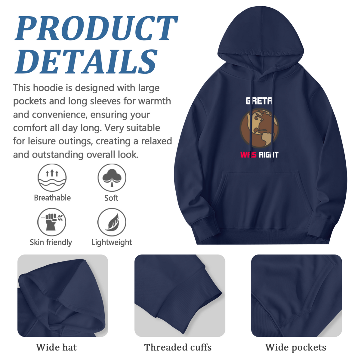 Mirrored CIRETA 'Was Right' Planet Hoodie