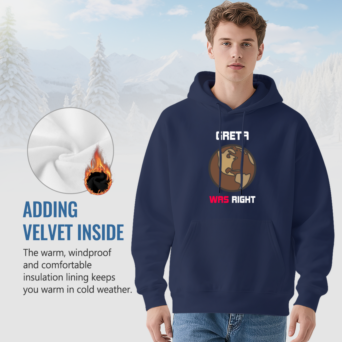 Mirrored CIRETA 'Was Right' Planet Hoodie