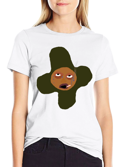 Funny Cartoon Graphic T-Shirt - Black