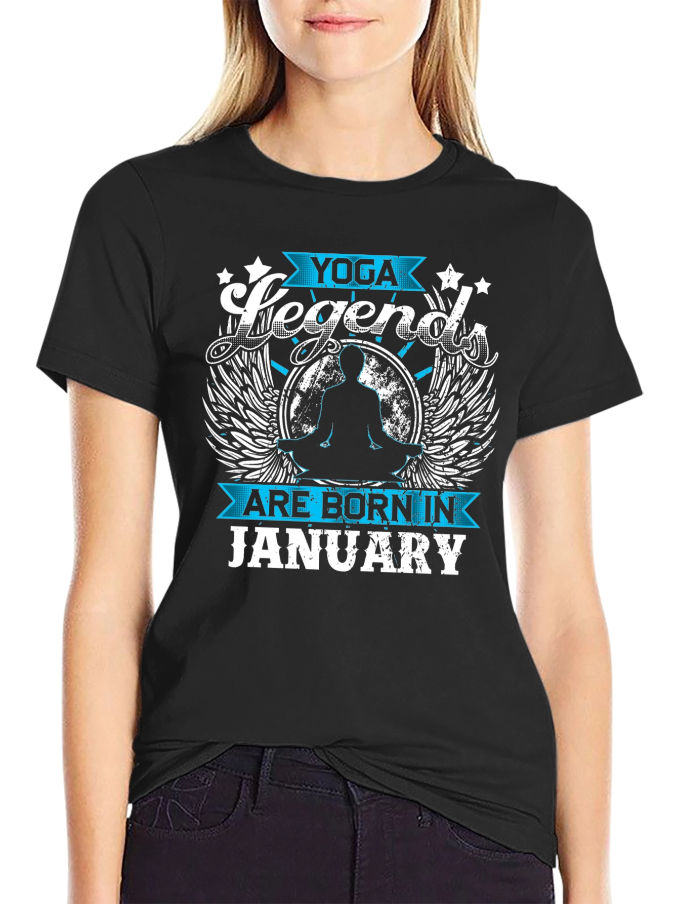 Yoga Legends Born in January T-Shirt