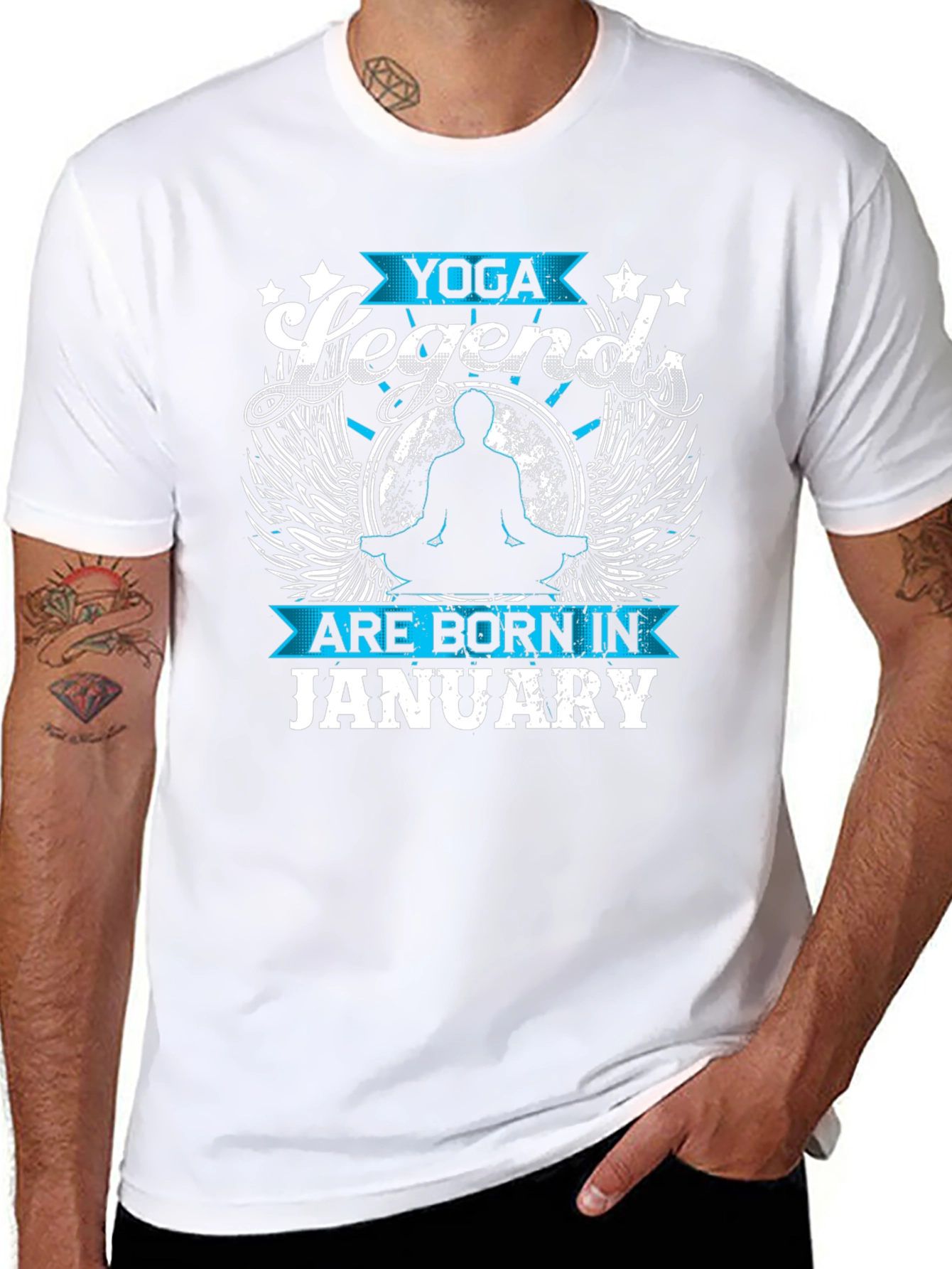 Yoga Legends Born in January T-Shirt
