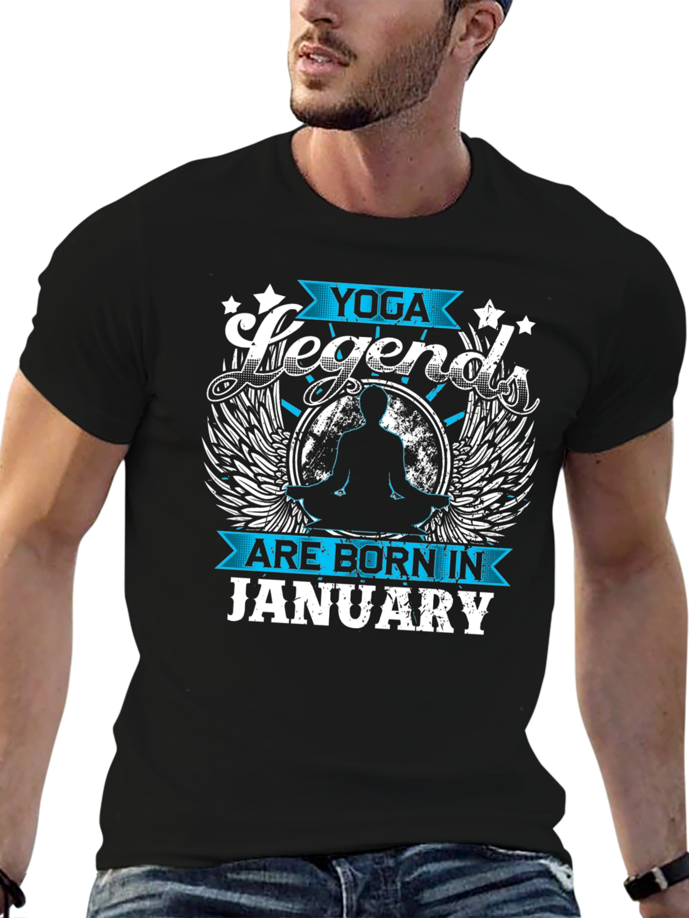 Yoga Legends Born in January T-Shirt
