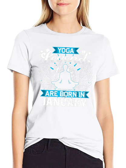 Yoga Legends Born in January T-Shirt