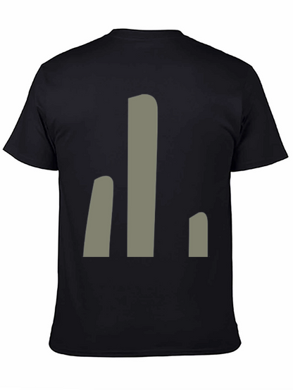 Modern Minimalist Graphic Print T-Shirt