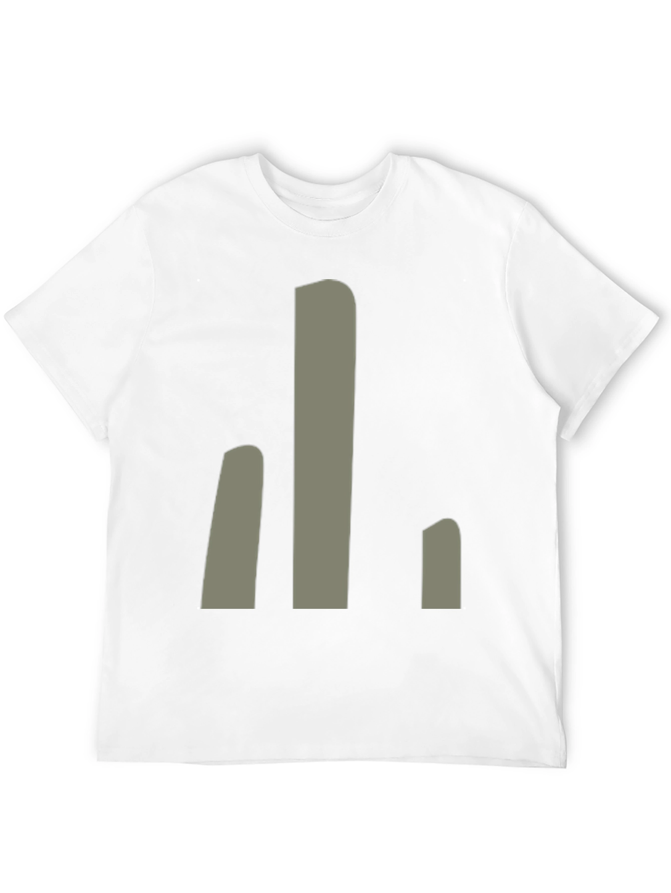 Modern Minimalist Graphic Print T-Shirt
