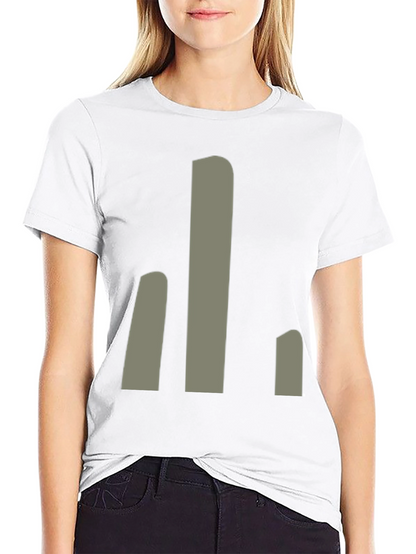 Modern Minimalist Graphic Print T-Shirt
