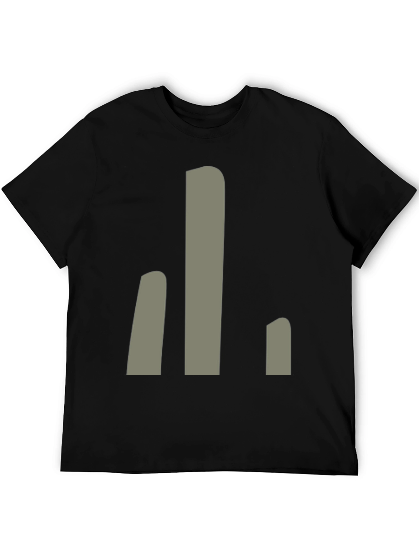 Modern Minimalist Graphic Print T-Shirt