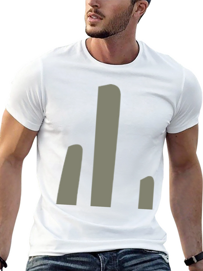 Modern Minimalist Graphic Print T-Shirt