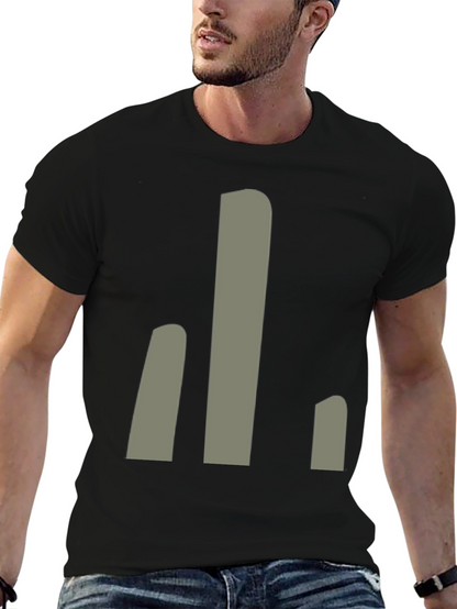 Modern Minimalist Graphic Print T-Shirt