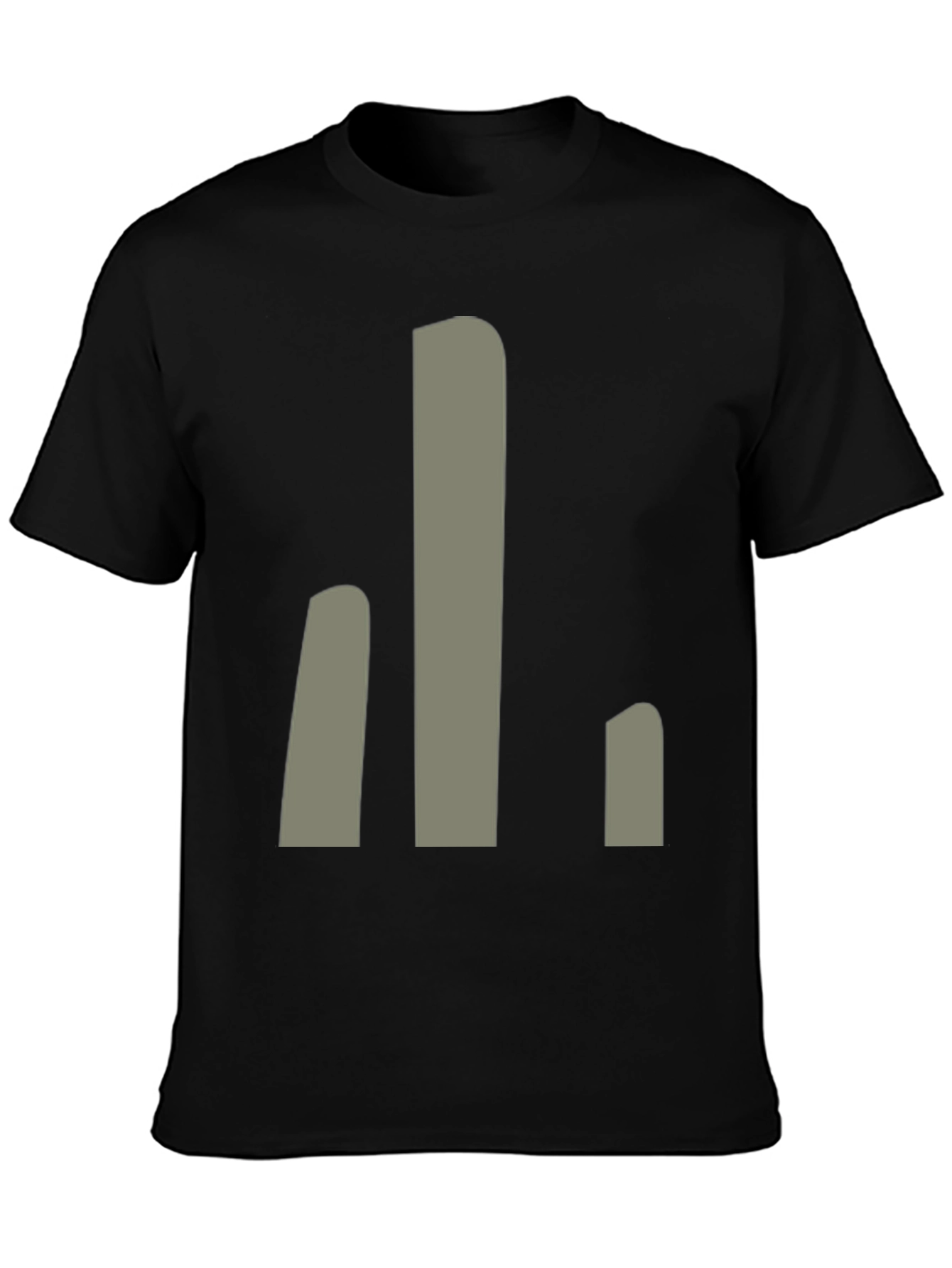 Modern Minimalist Graphic Print T-Shirt