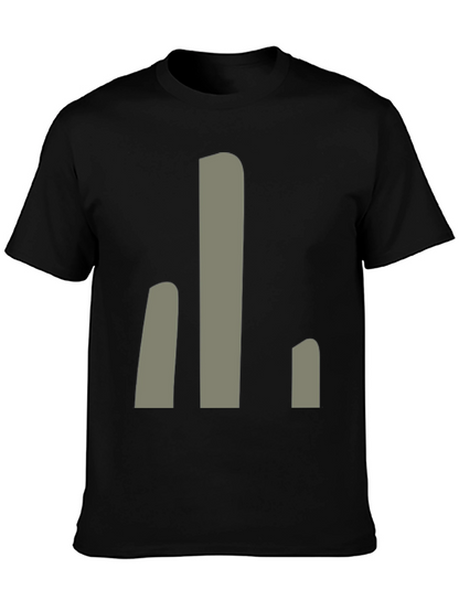 Modern Minimalist Graphic Print T-Shirt