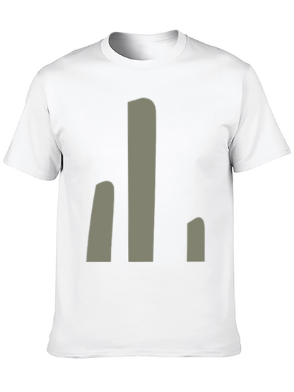 Modern Minimalist Graphic Print T-Shirt