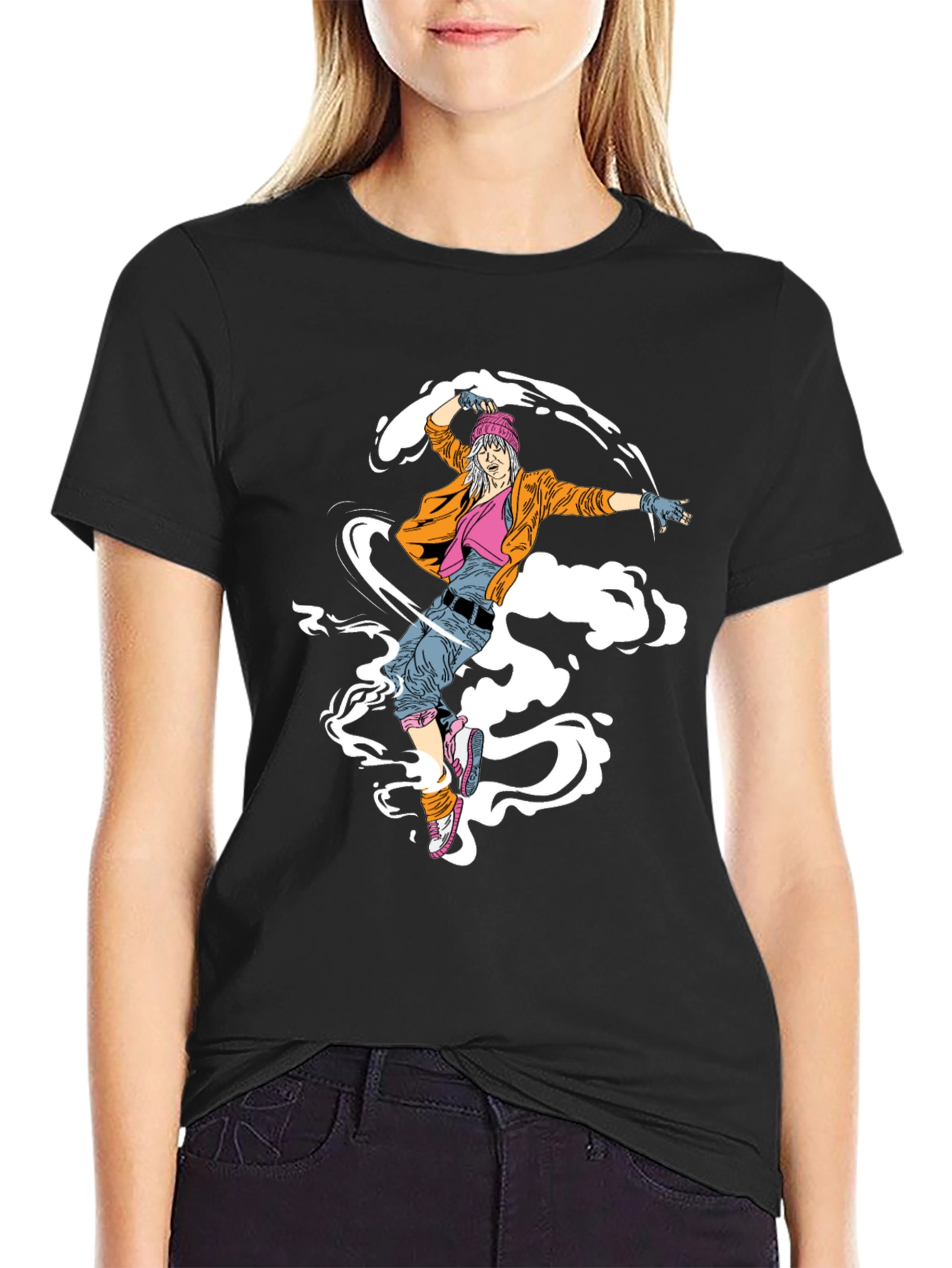 Cool Graphic Tee - Dance Design