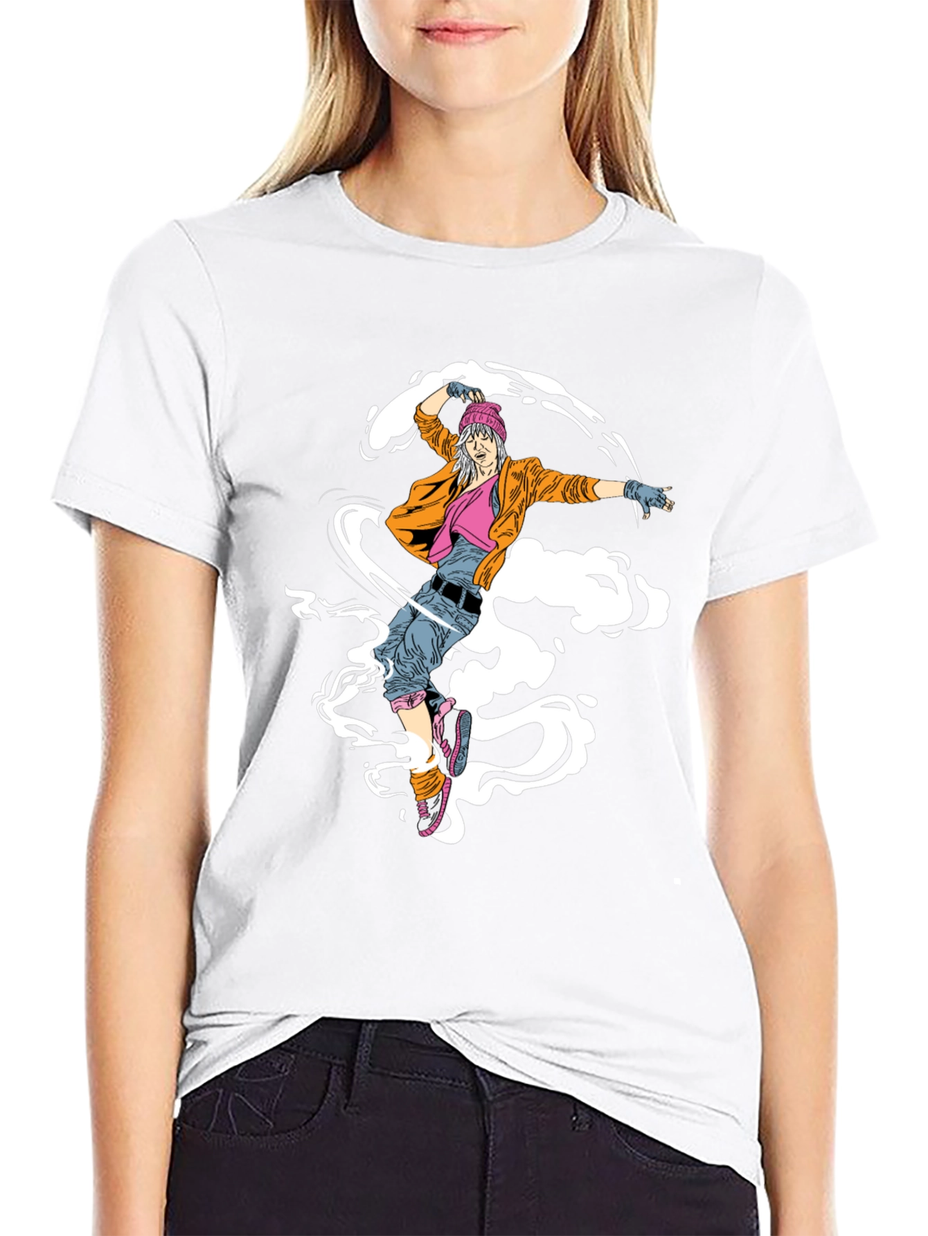 Cool Graphic Tee - Dance Design