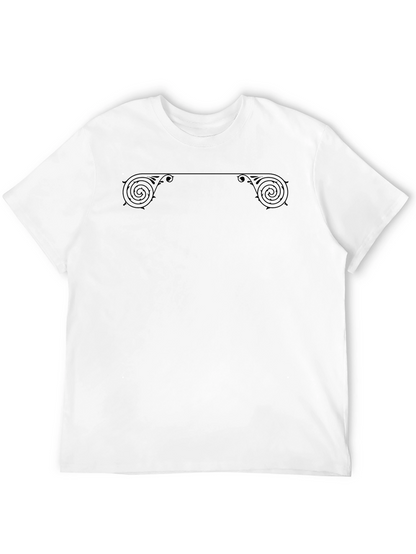 Ornate Scrollwork Black T-Shirt