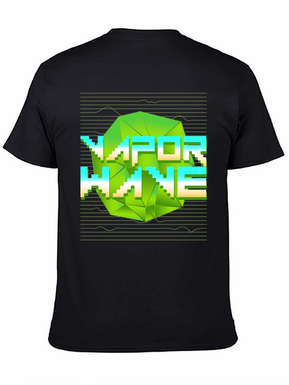 Vaporwave Graphic Print Tee - Modern Aesthetic