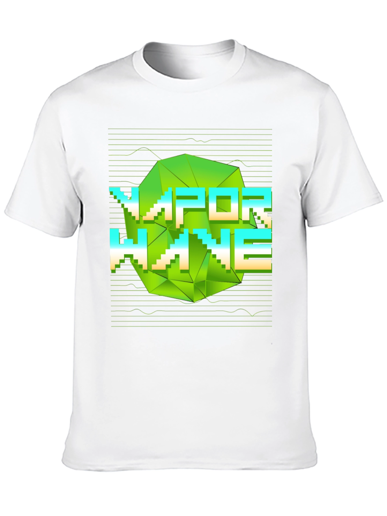 Vaporwave Graphic Print Tee - Modern Aesthetic