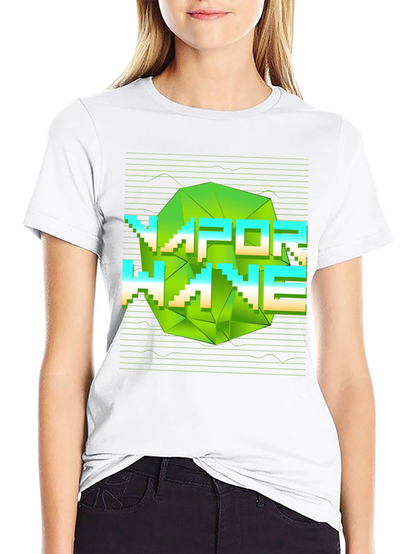 Vaporwave Graphic Print Tee - Modern Aesthetic