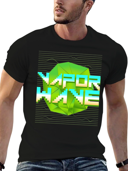Vaporwave Graphic Print Tee - Modern Aesthetic