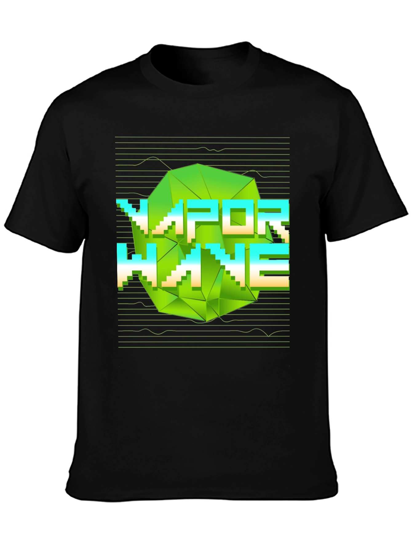 Vaporwave Graphic Print Tee - Modern Aesthetic