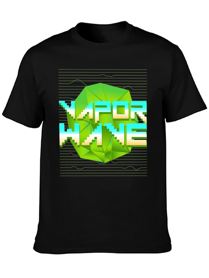 Vaporwave Graphic Print Tee - Modern Aesthetic