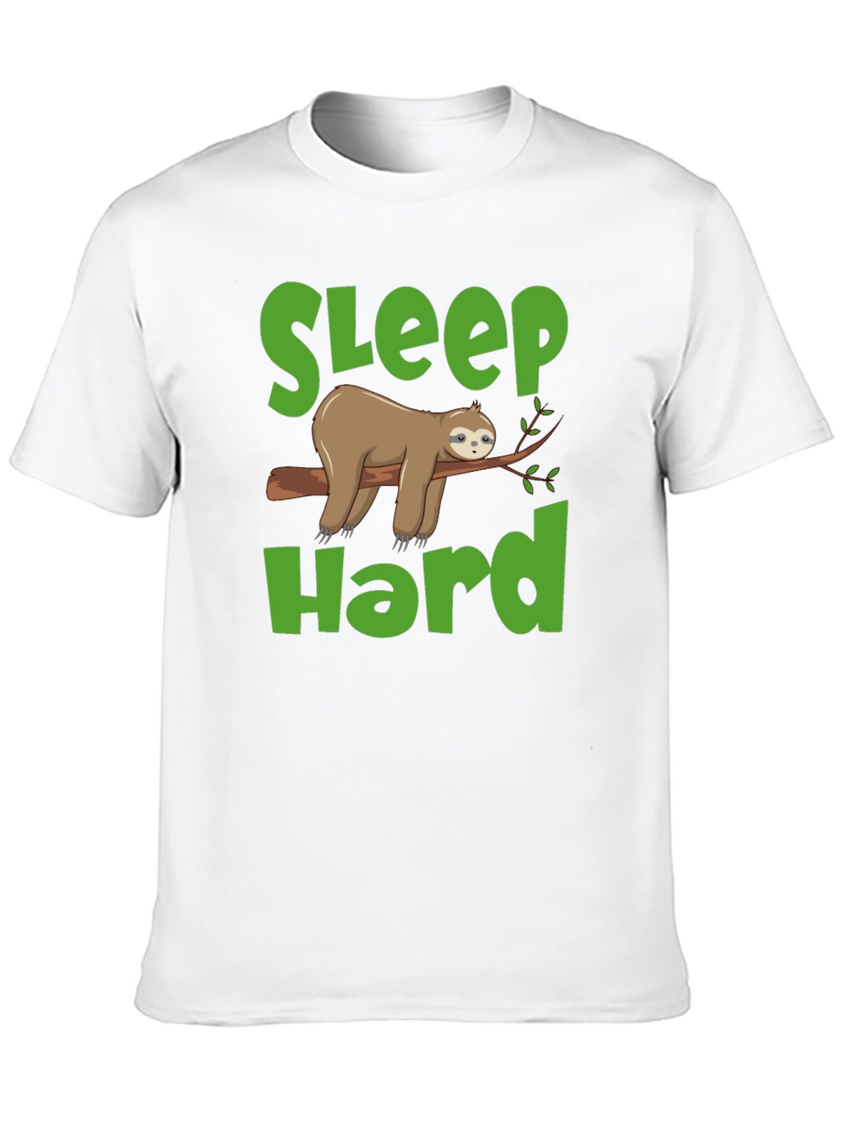 Sleep Hard Sloth Graphic T-Shirt