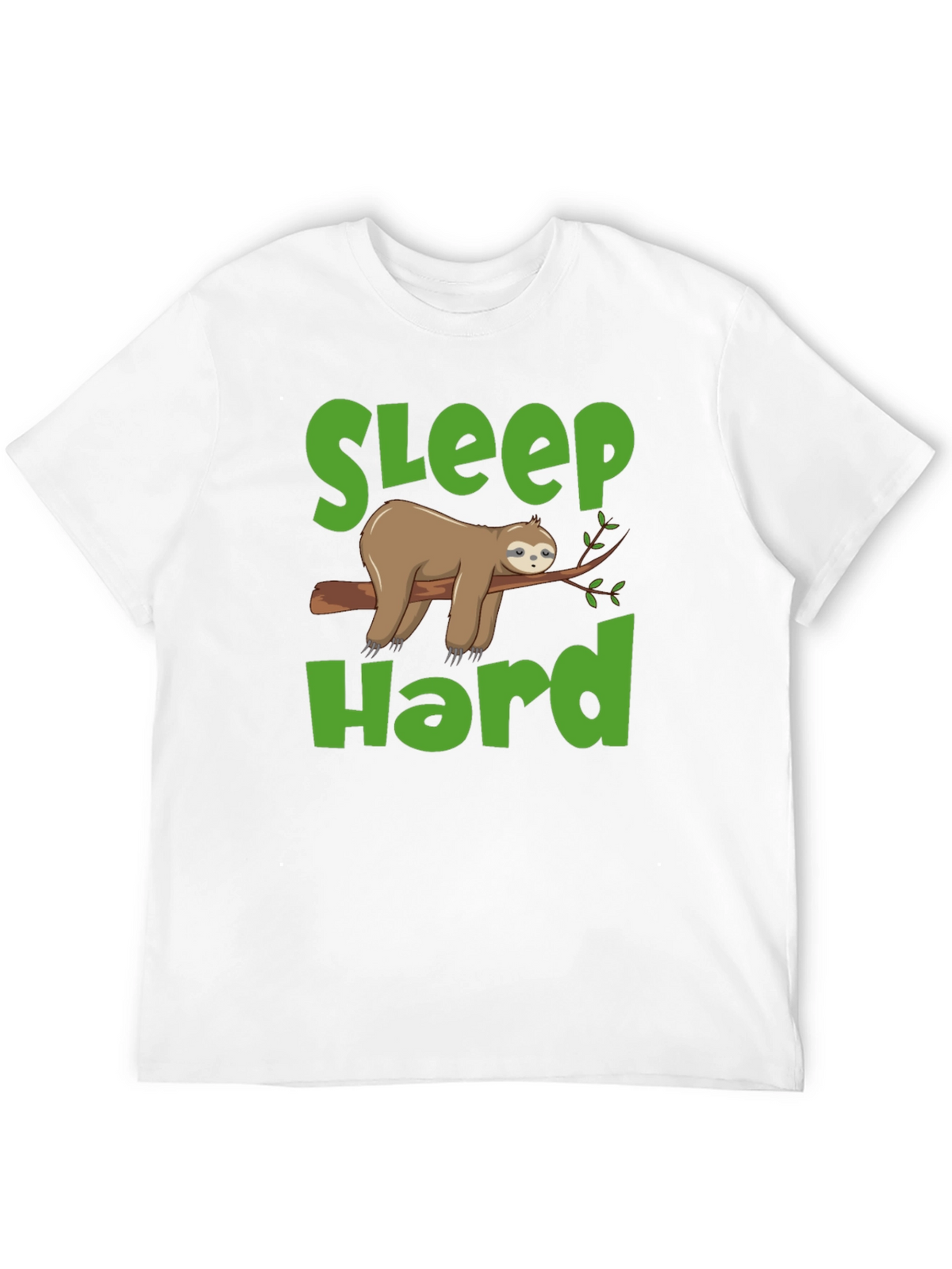 Sleep Hard Sloth Graphic T-Shirt