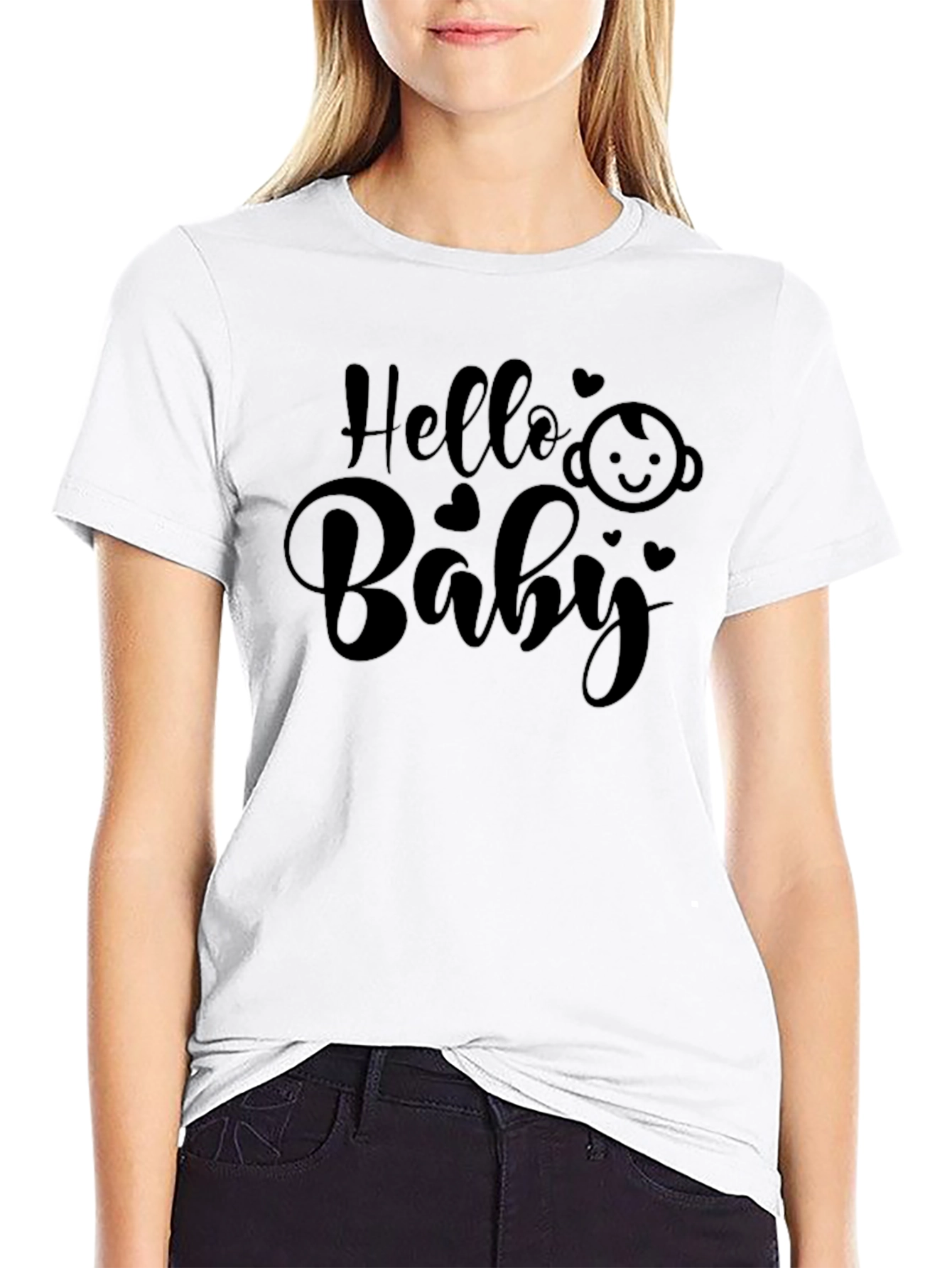 Hello Baby Graphic T-Shirt - Soft Cotton Tee