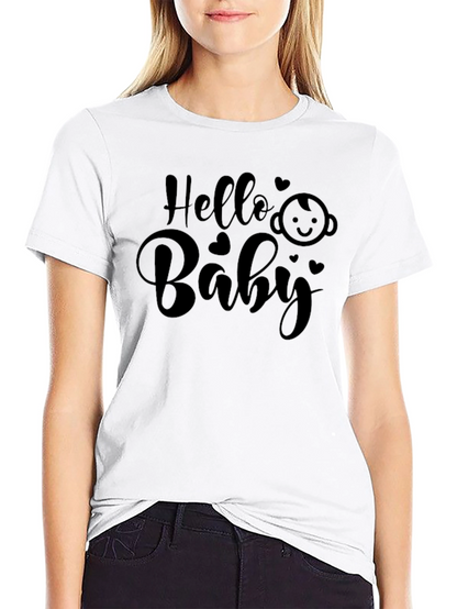 Hello Baby Graphic T-Shirt - Soft Cotton Tee
