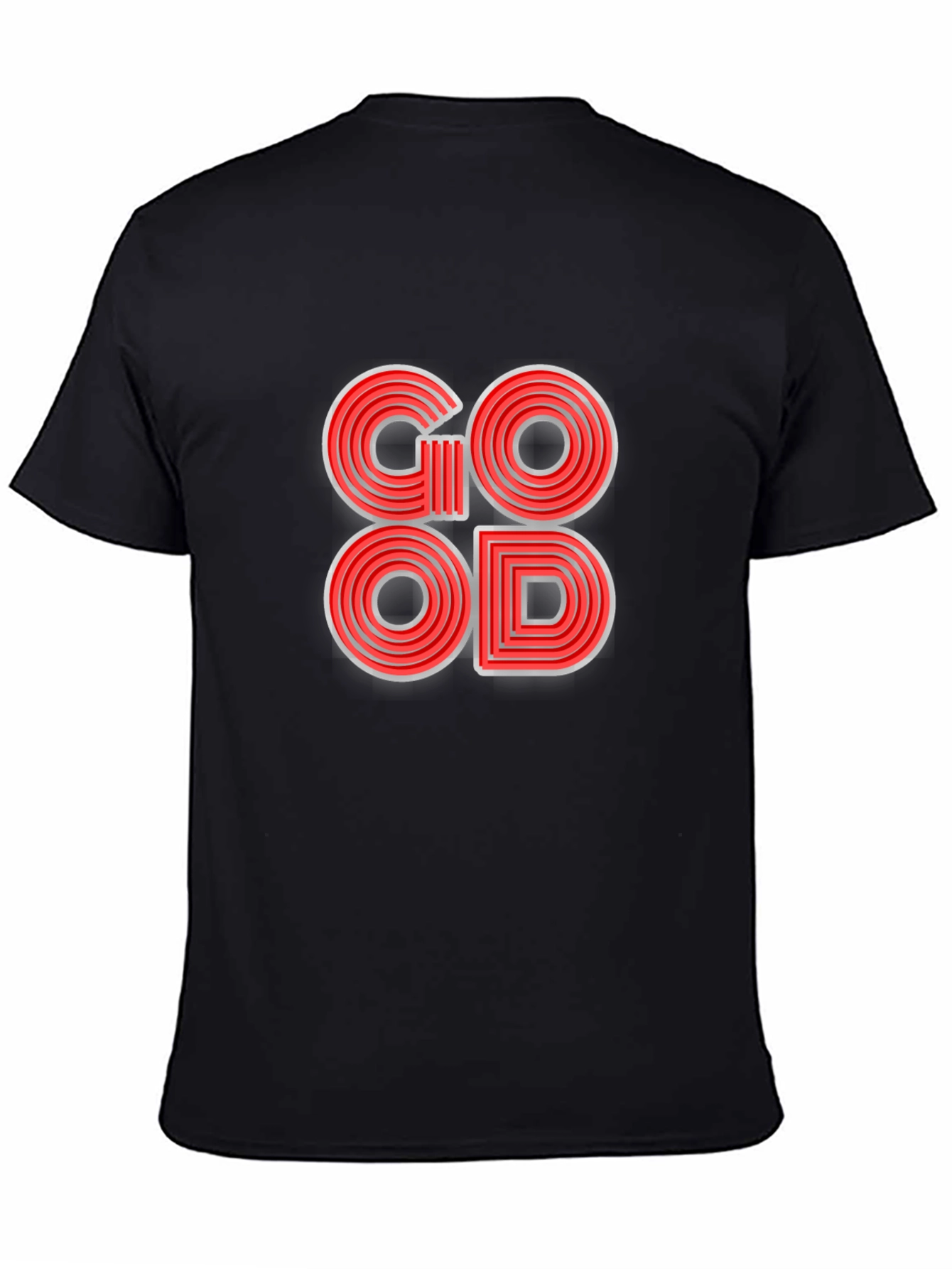 Stylish GOOD Graphic Print T-Shirt - Trendy & Cool