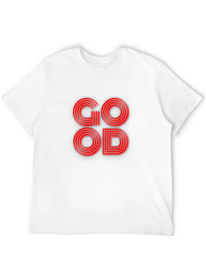 Stylish GOOD Graphic Print T-Shirt - Trendy & Cool