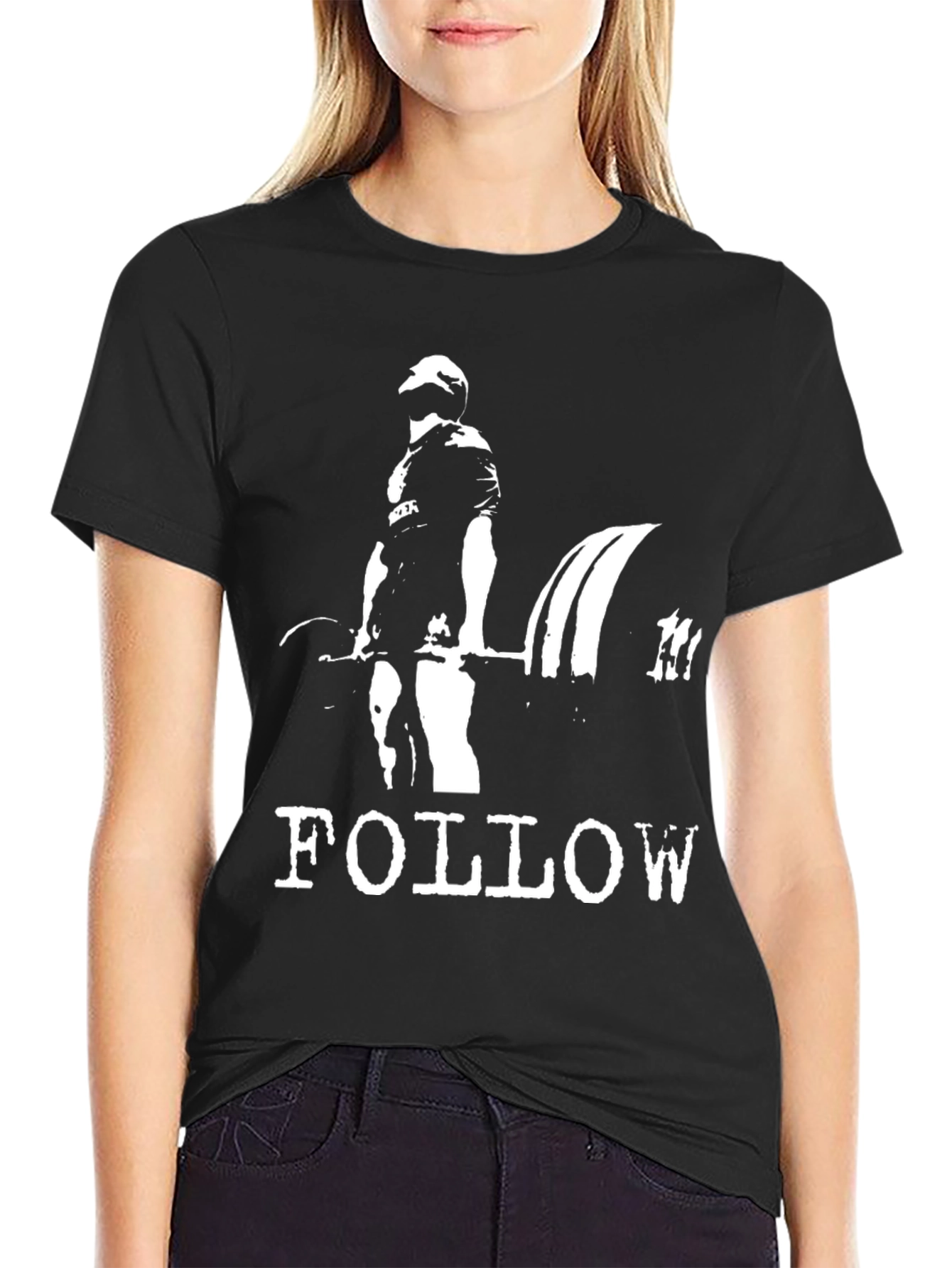 Follow Weightlifting T-Shirt - Black