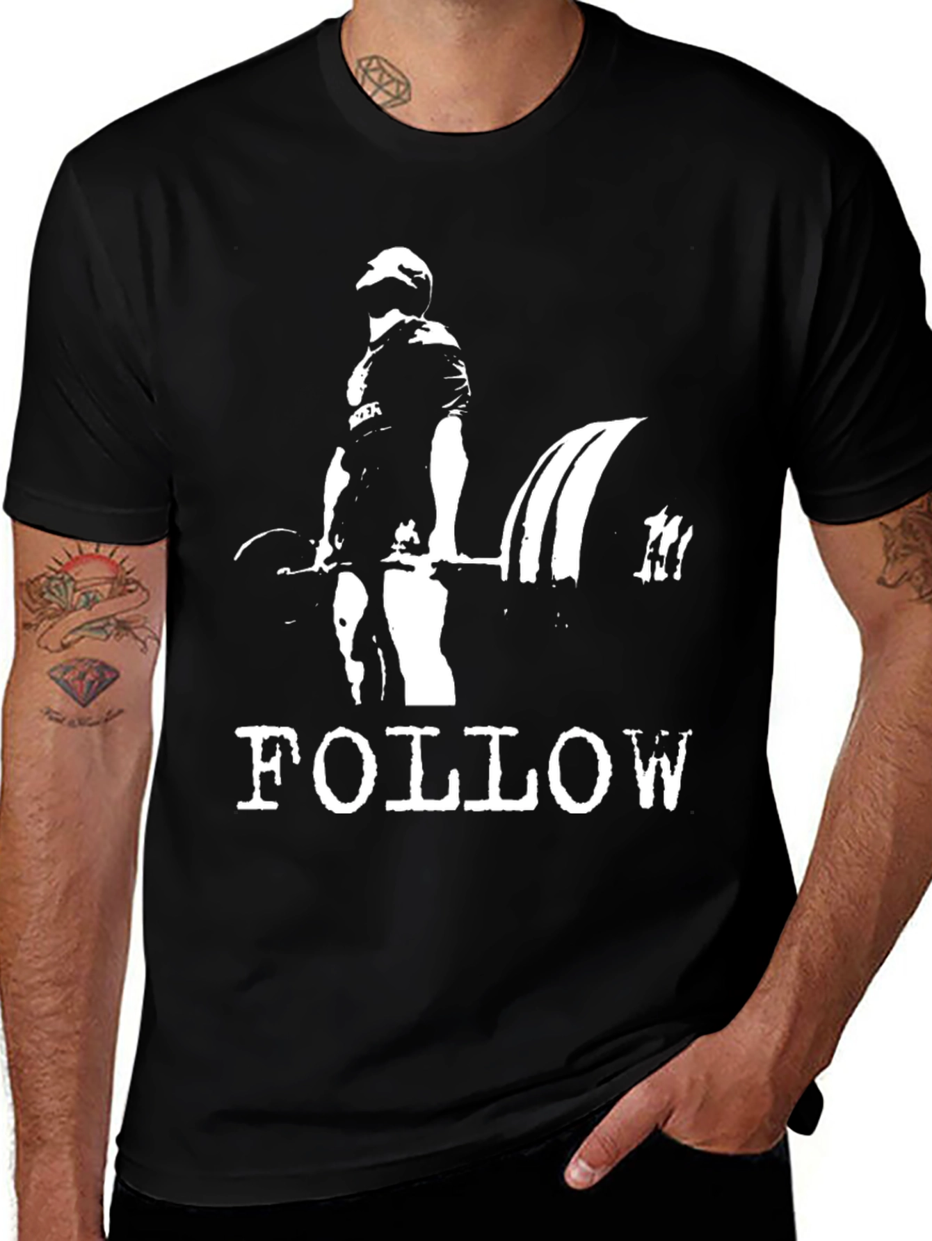 Follow Weightlifting T-Shirt - Black