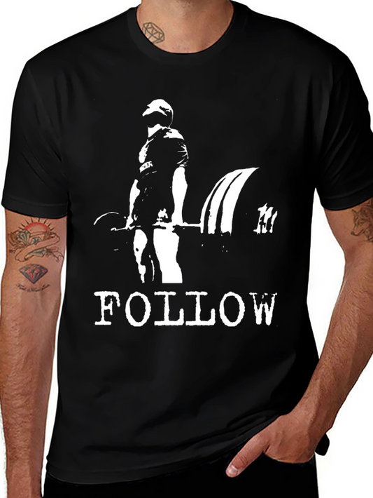 Follow Weightlifting T-Shirt - Black