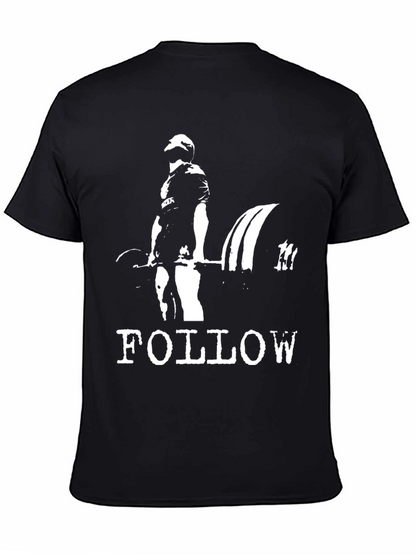 Follow Weightlifting T-Shirt - Black