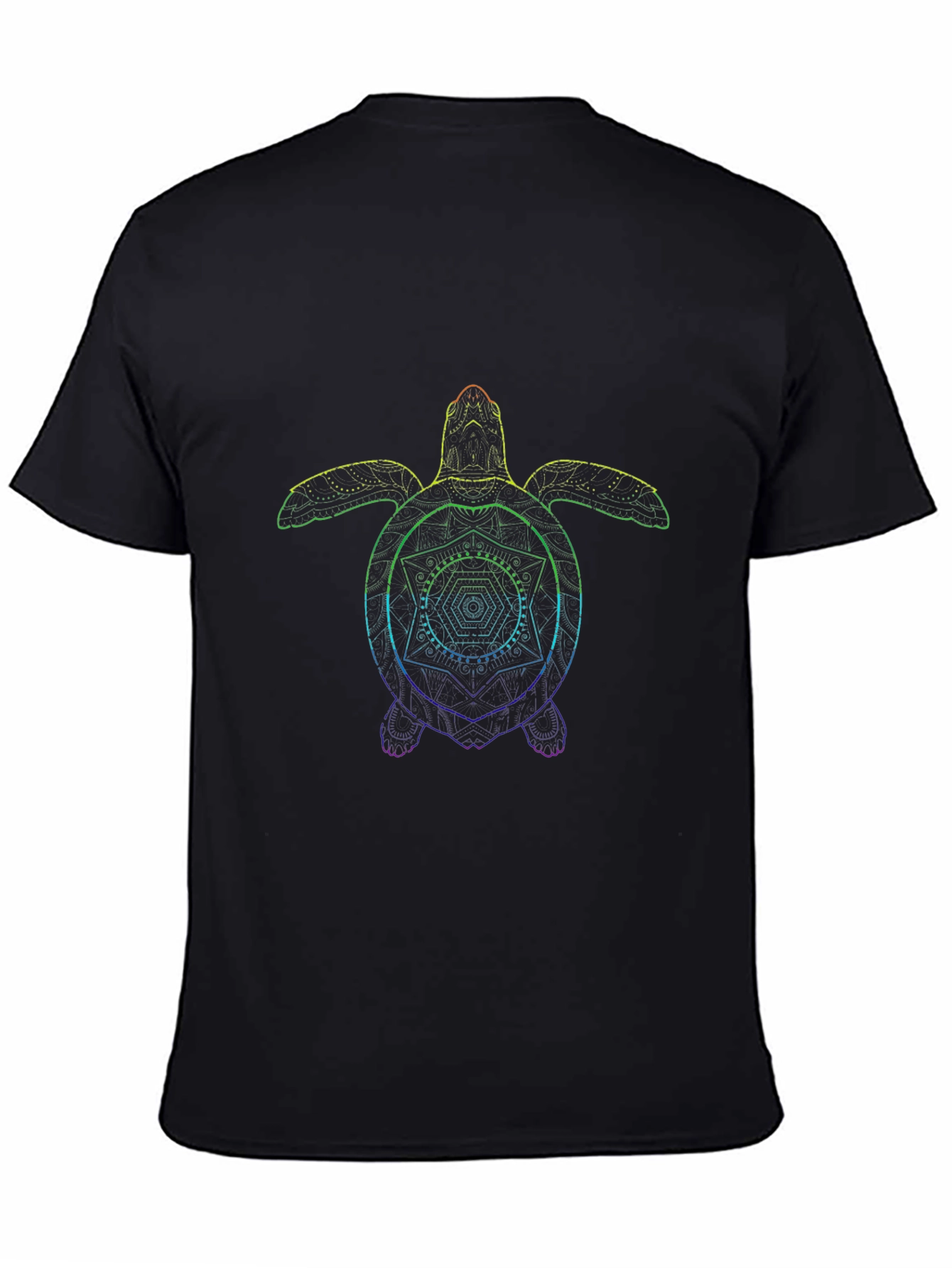 Rainbow Turtle Graphic T-Shirt