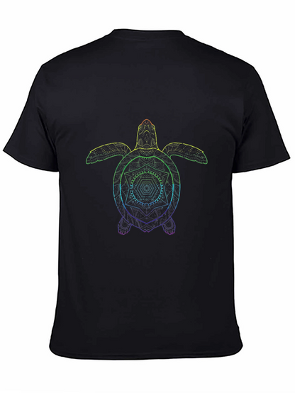 Rainbow Turtle Graphic T-Shirt