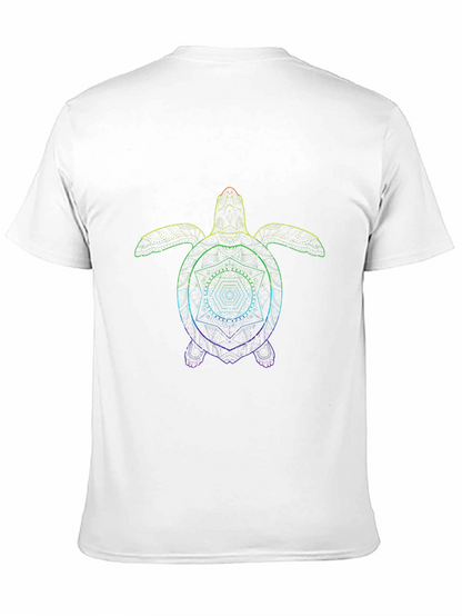 Rainbow Turtle Graphic T-Shirt
