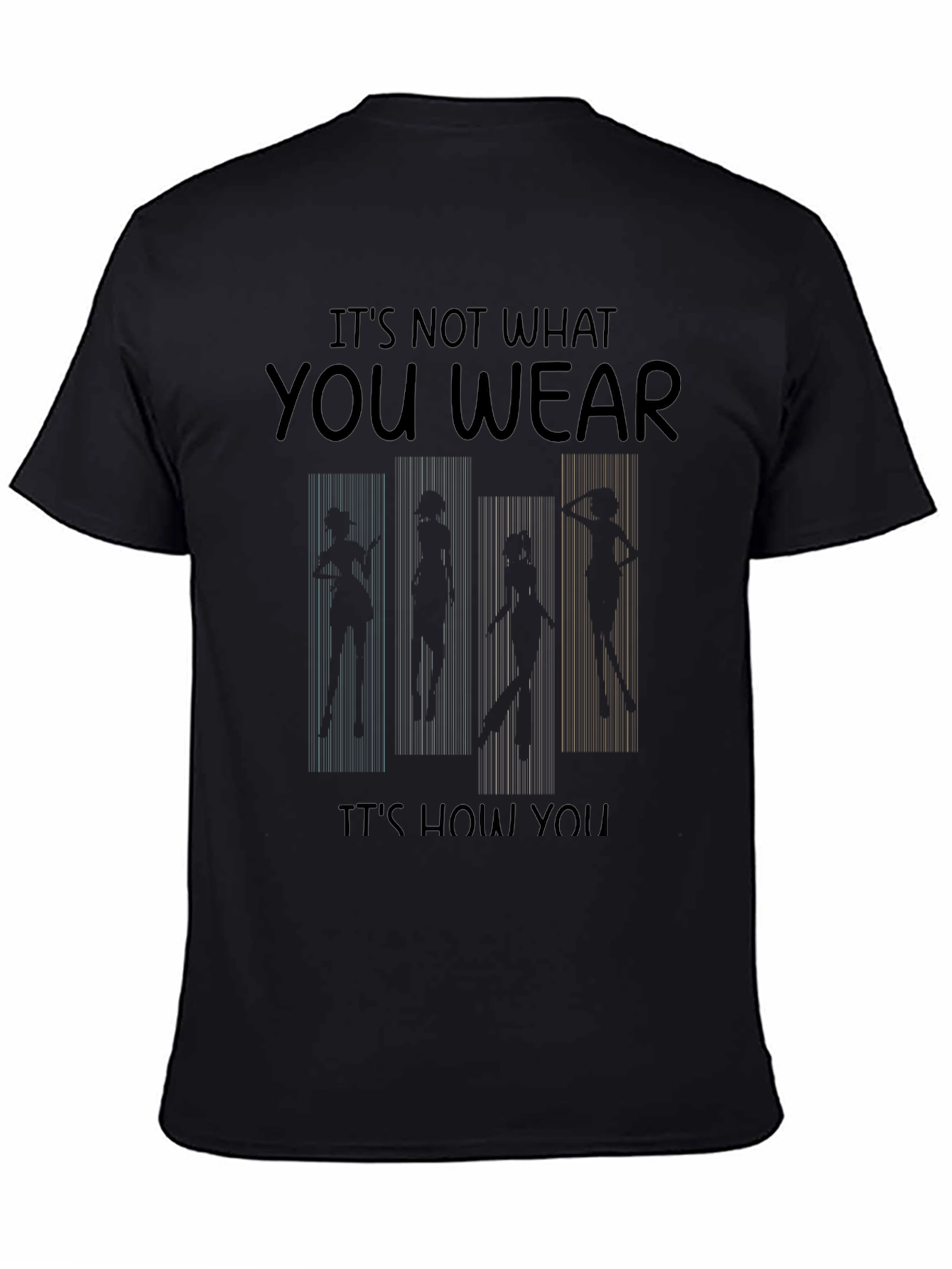 Dance Silhouette Graphic T-Shirt - Fashionable Tee