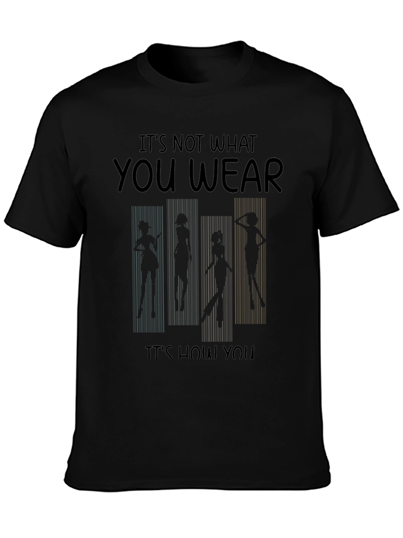 Dance Silhouette Graphic T-Shirt - Fashionable Tee