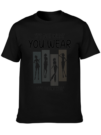 Dance Silhouette Graphic T-Shirt - Fashionable Tee