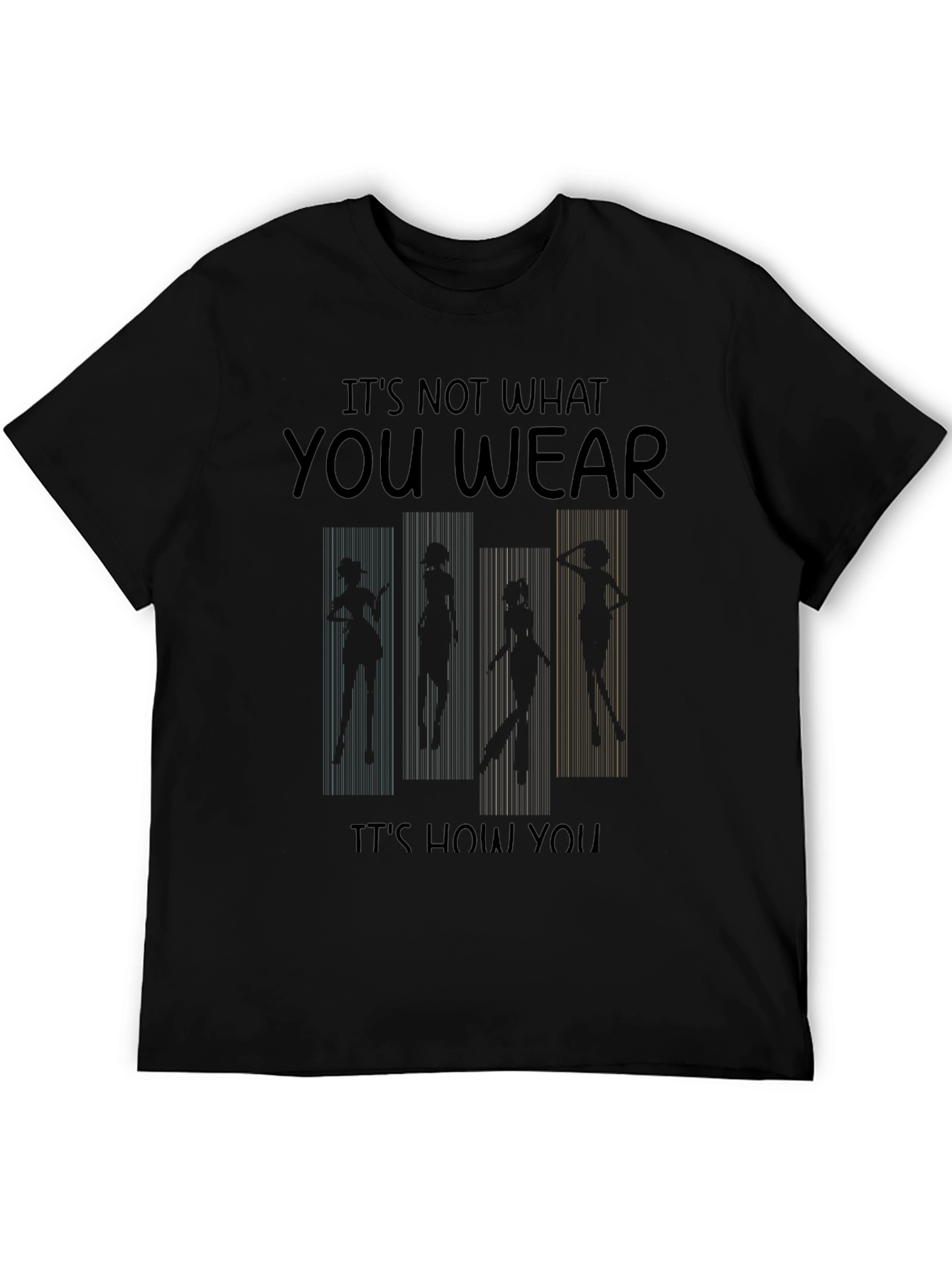 Dance Silhouette Graphic T-Shirt - Fashionable Tee