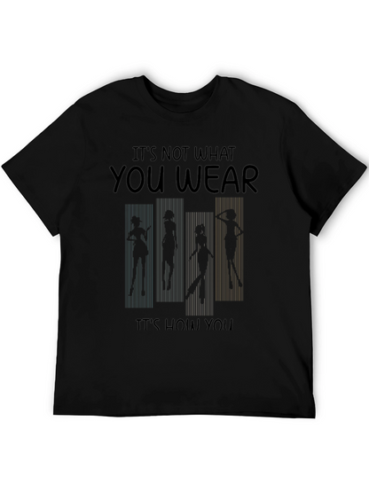 Dance Silhouette Graphic T-Shirt - Fashionable Tee