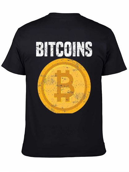 Bitcoin Crypto Tee - Distressed Coin Design