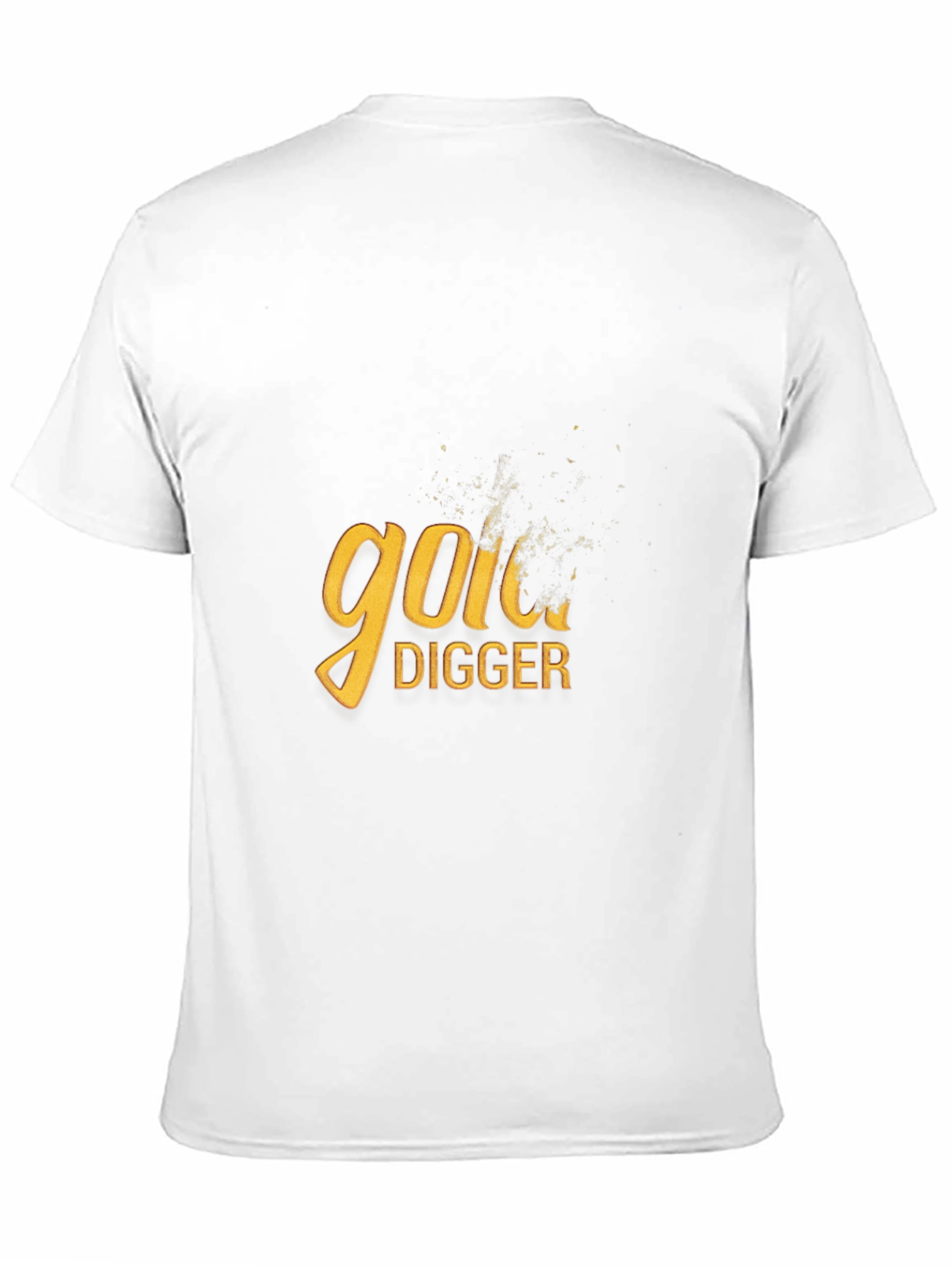 Gold Digger Graphic Tee - Black Cotton Blend