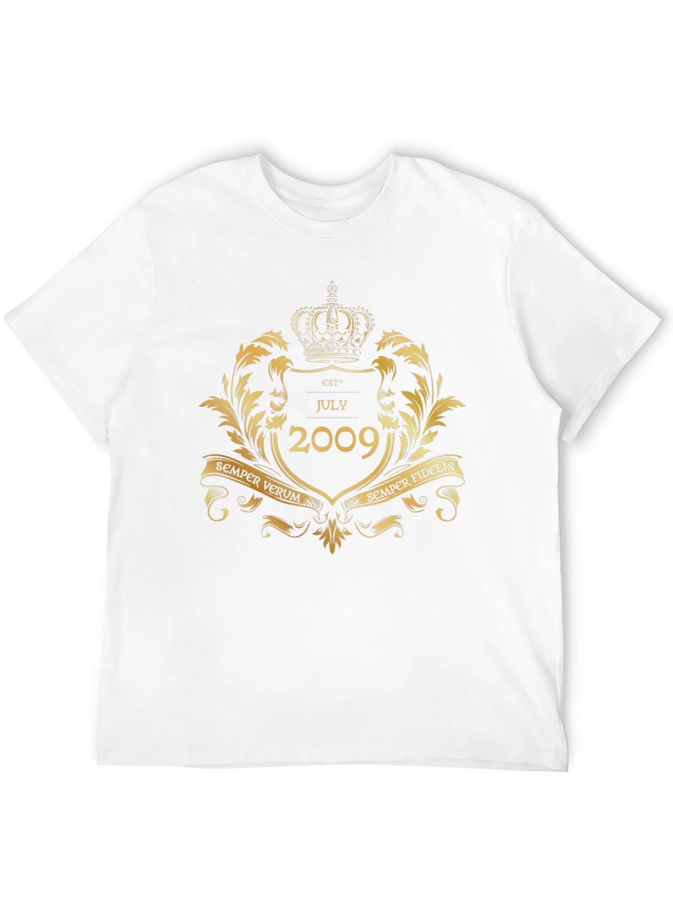 Est July 2009 Black T-Shirt