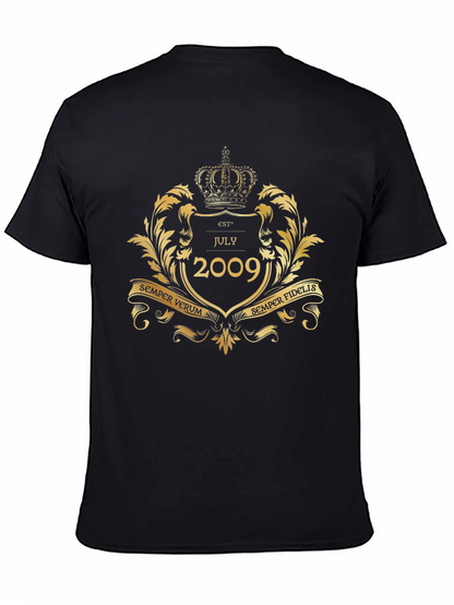 Est July 2009 Black T-Shirt