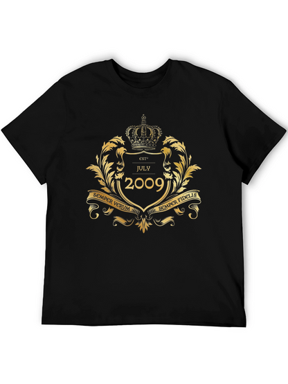 Est July 2009 Black T-Shirt